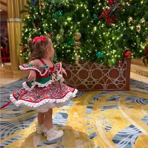 Christmas Mickey dress